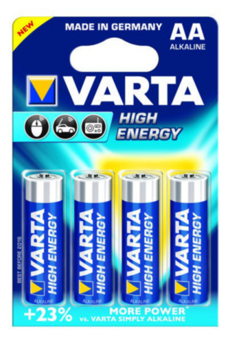 Varta High Energy Batterij - Alkaline - AA-e - 1,5V (4st)