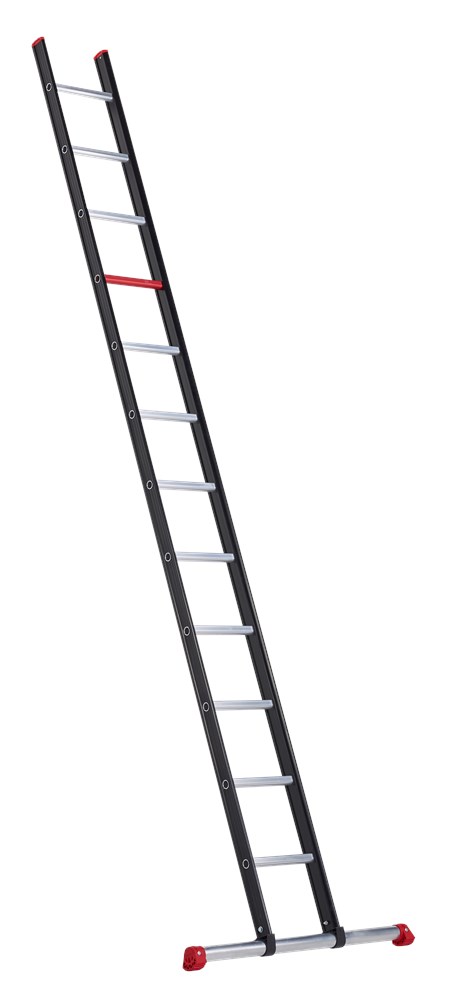 Altrex Nevada NZER 1036 Ladder - Enkel - Aluminium gecoat - 12 treden - max. werkhoogte 4.50 m.