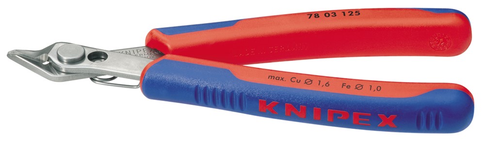 Knipex 7803125 Super-Knips Precisie Zijsnijtang - Elektronica - 125mm