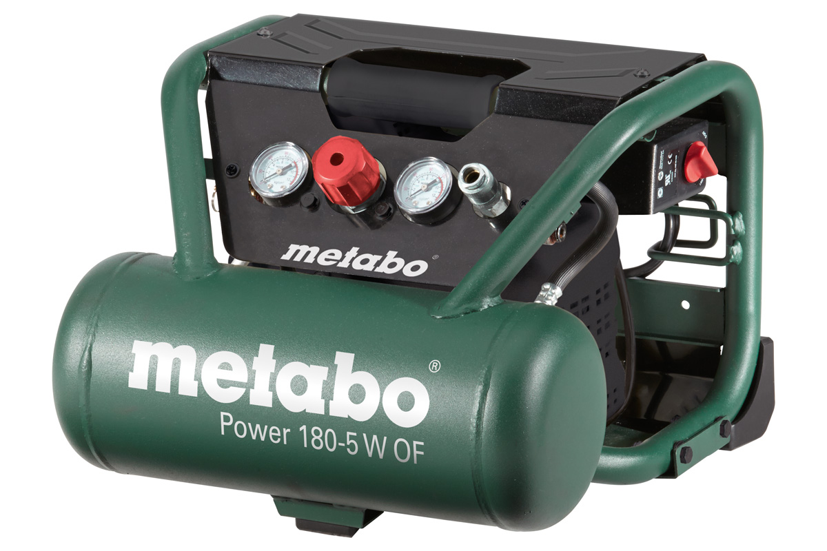 Metabo Power 180-5 W OF Compressor - 1100W - 8 bar - 5L - 75 l/min