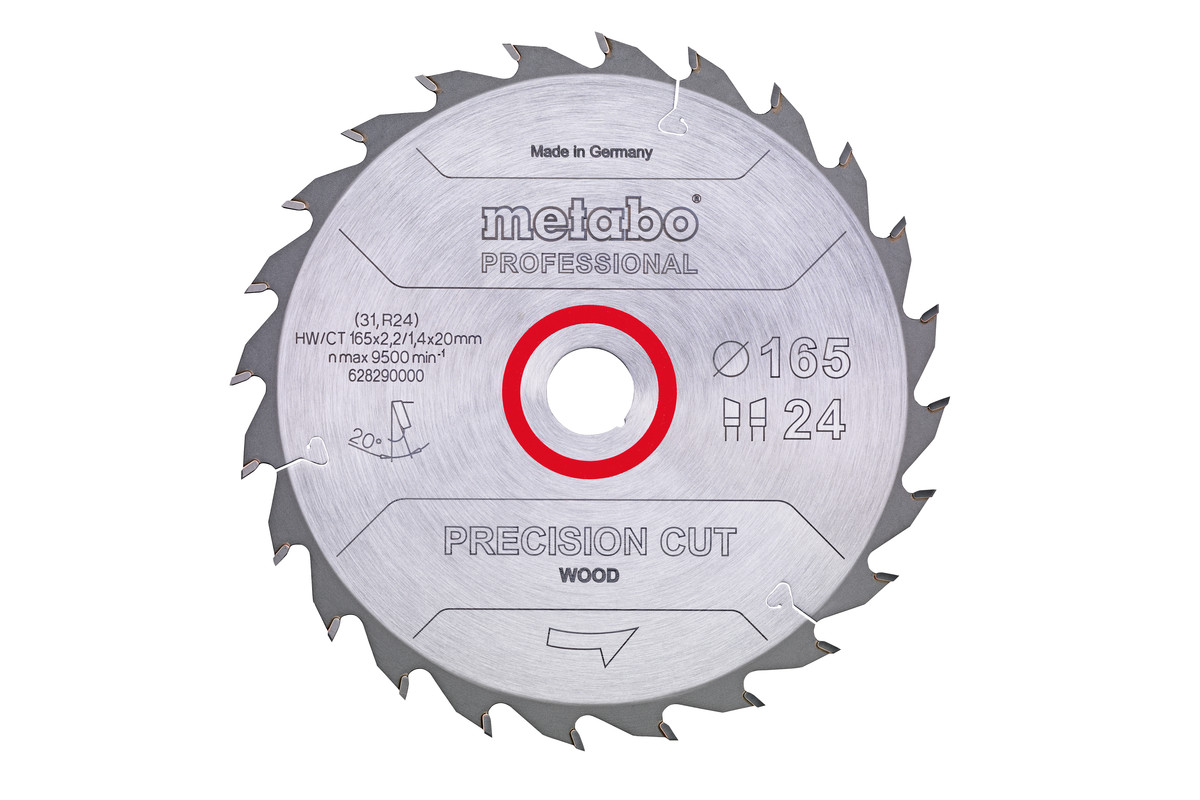 Metabo 628072000 Precision Cut - Wood Professional Cirkelzaagblad - 160 x 20 x 42T - Hout