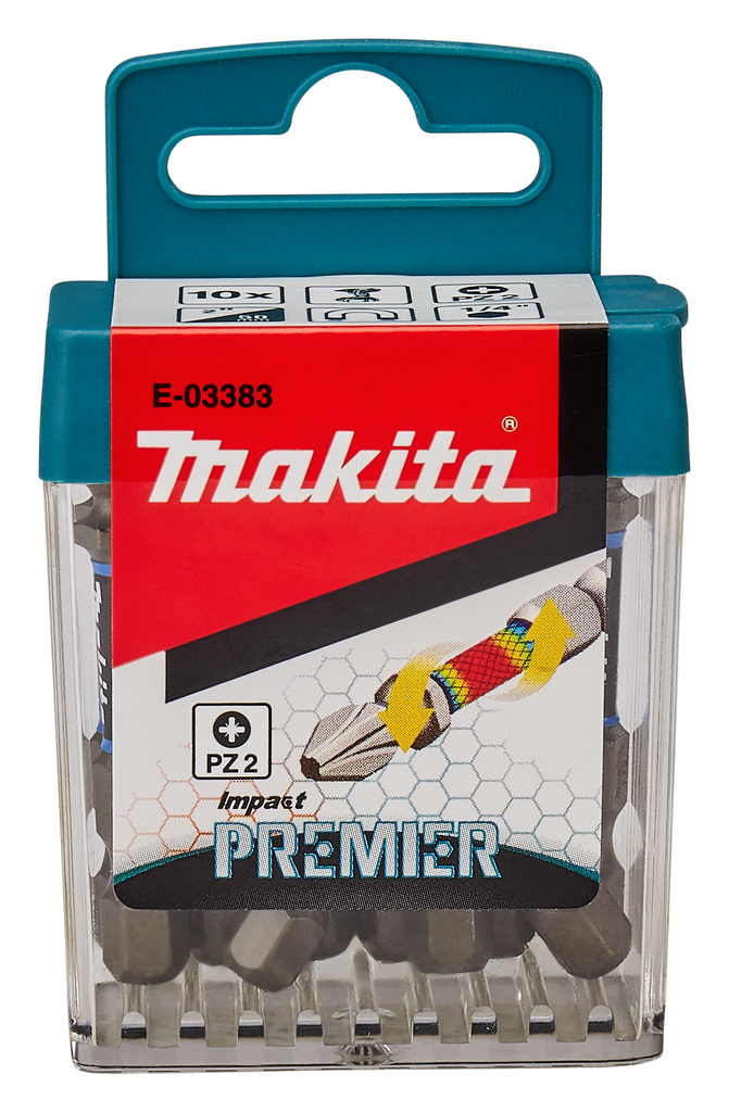 Makita E-03383 Slagschroefbit - PZ2x50mm (10st.)