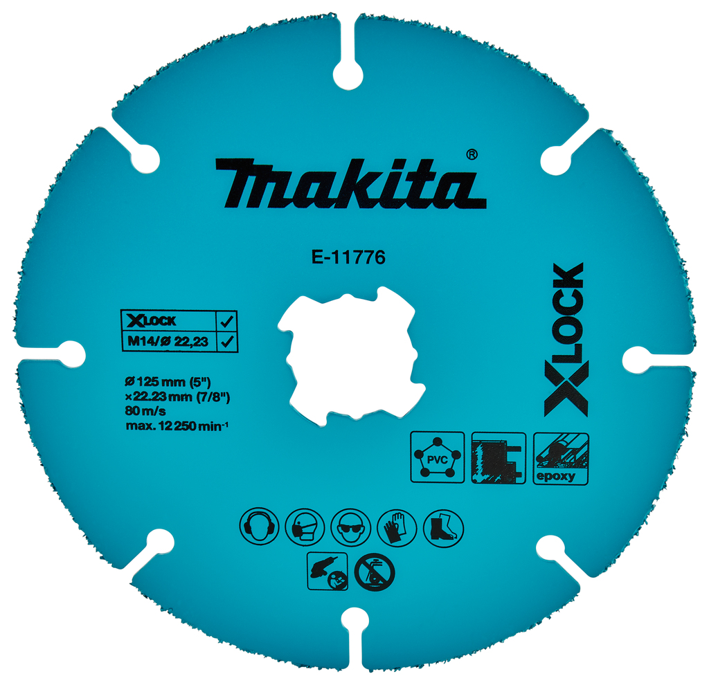 Makita E-11776 X-Lock Diamantdoorslijpschijf - 125 x22,23mm