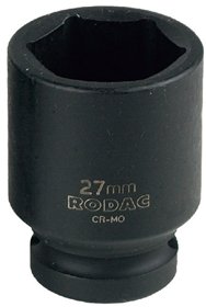 Rodac RAG444034 Krachtdop - Kort - 1/2 - 34mm
