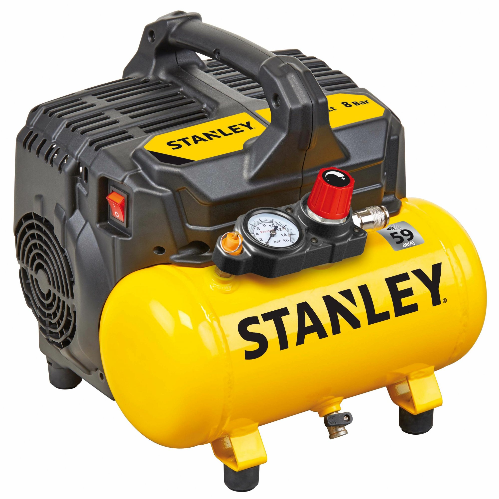Stanley B2BE104STN703 Compressor - Olievrij - 8bar - 750W