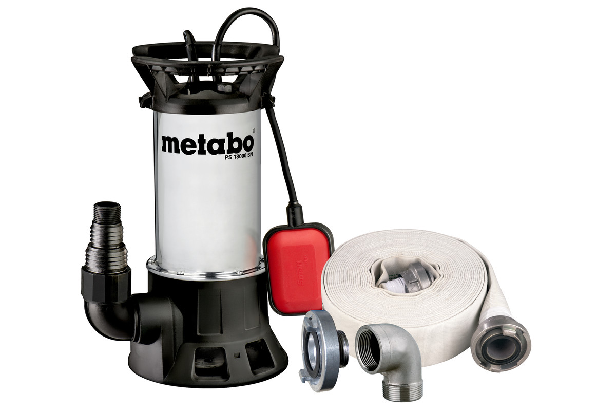 Metabo PS 18000 SN SET vuilwaterdompelpomp - 1100W - 19000 l/h
