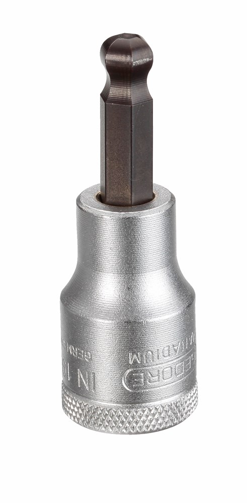 Gedore IN 19 K Dopsleutel-schroevendraaier 1/2" met kogelkop, - 60 x 14mm