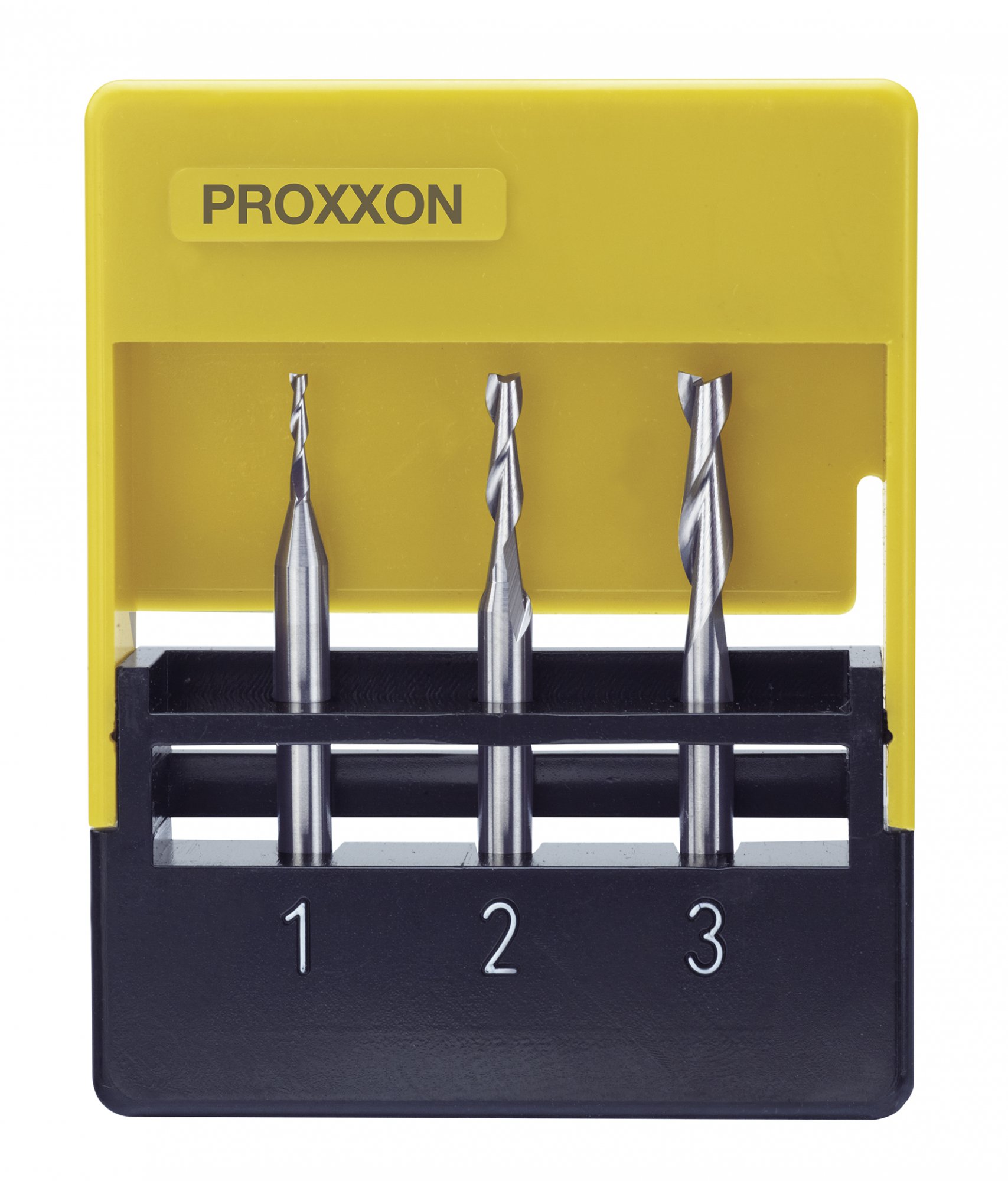 Proxxon Hardmetalen schachtfreesset 3-dlg. (1-2-3 mm)