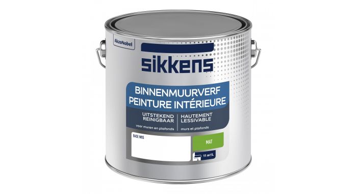 Arbeid Verplicht Grijp Sikkens SIKKENS BINNENMUURVERF MAT BASE W05 2,5 L kopen? -  Gereedschapcentrum.nl
