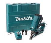Makita GN900SE 7,2V Li-Ion accu gastacker set (2x 1.0Ah accu) in koffer - 50-90mm