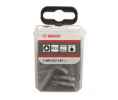 Bosch 2608522187 Pozidrive Bit 25 mm Extra Hard - PZ2 (25st)