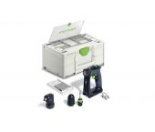 Festool CXS 18-Basic-Set 18V Li-Ion accu schroefboormachine body incl. bitset in systainer - 40Nm