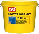 SPS 10112984 Unitex 4040 Mat Muurverf - RAL 9010 - 4L
