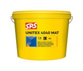 SPS Unitex 4040 Mat Muurverf - Wit - 10L
