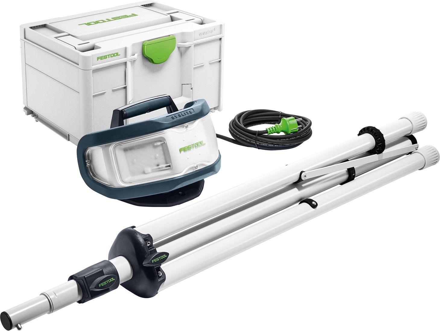 Festool DUO-Set SYSLITE Bouwstraler incl. statief in systainer - 112W