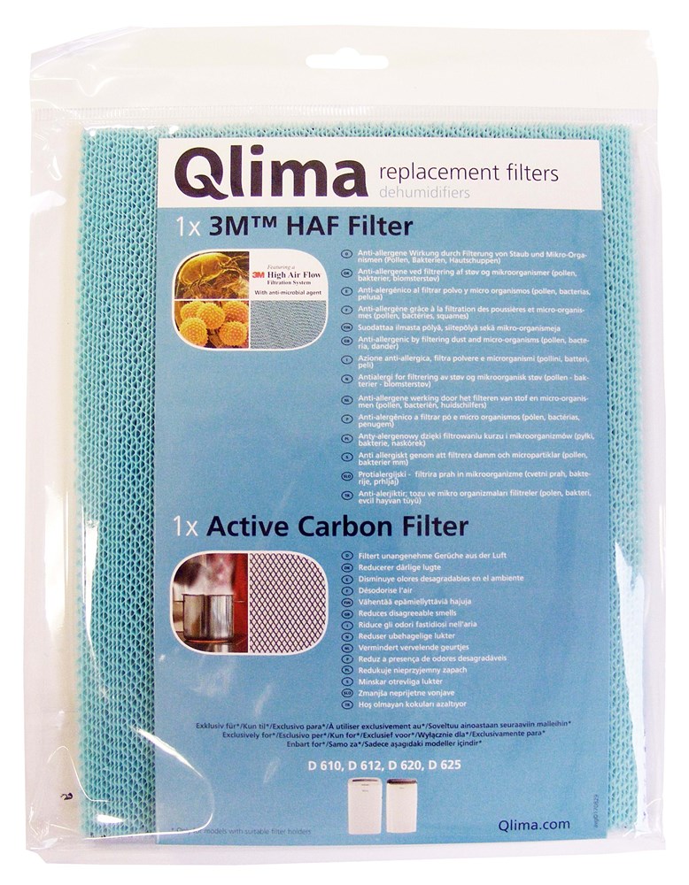 Qlima D 6-serie Filterset voor de D6-serie