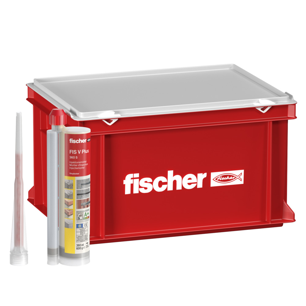 Fischer 558757 FIS V Plus 360 S Injectiemortel 20 stuks in krat incl. 40 mengtuiten - 20 x 360ml