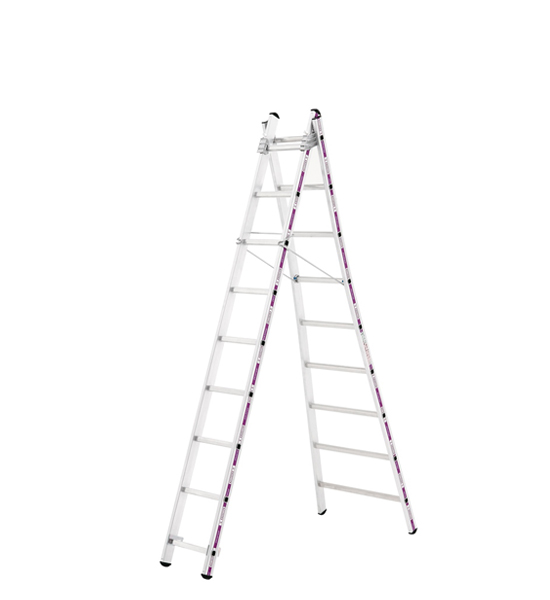 Little Jumbo 1201252014 Reformladder met uitgebogen ladderbomen - 2 x 14 sporten